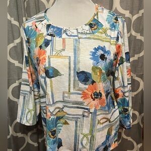 Alfred Dunner 3/4 shirt- excellent condition